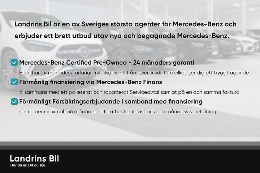 Bild 3 av Mercedes-Benz A 250 e AMG Premium Pano Burmester Keyless LED Moms