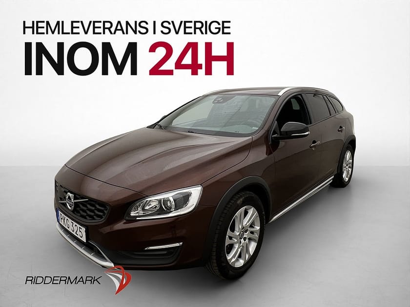 Bild 1 av Volvo V60 Cross Country D4 AWD Classic Plus Skinn Drag Värm