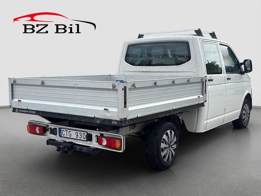 Bild 4 av Volkswagen Transporter Chassi Dubbelhytt 1.9 TDI 6 Sits Flak