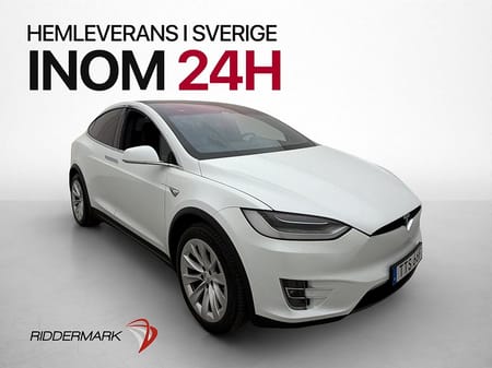 Tesla Model X Long Range AWD 7-Sits MOMS Luftfjädring Drag