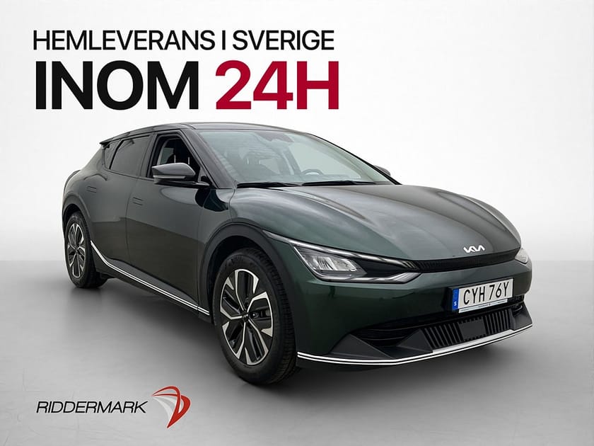 Bild 1 av Kia EV6 77.4 kWh 228hk Kamera Navi Halvskinn CarPlay MOMS