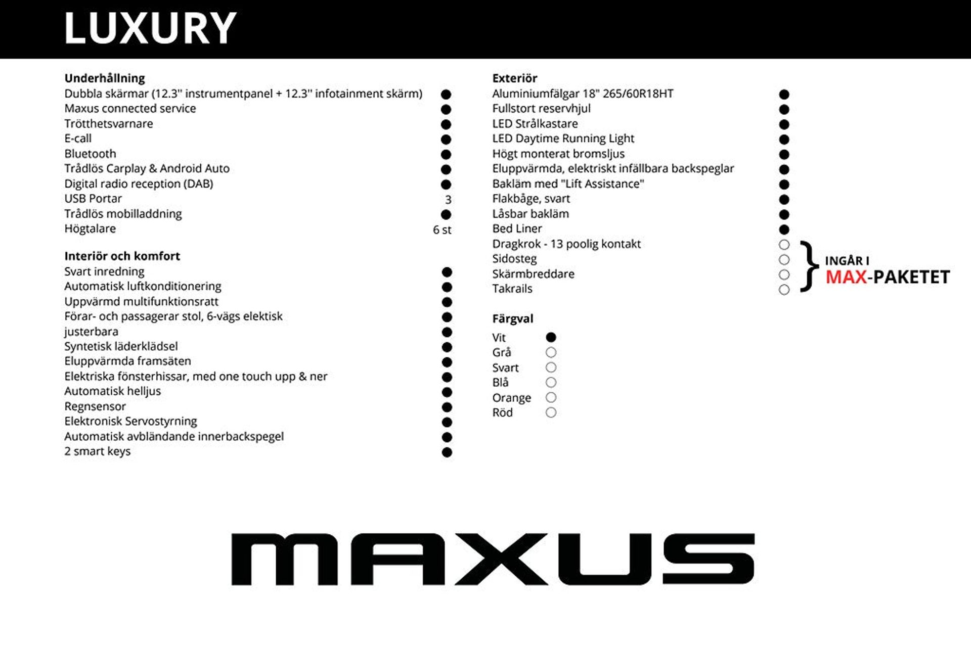 Maxus T60 4WD Automat – 3500kg drag 2026, bild 4/11