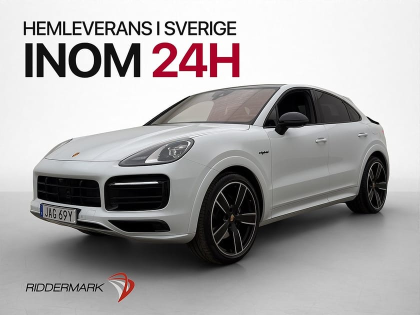Bild 1 av Porsche Cayenne E-Hybrid Coupé Platinum Pano BOSE Luftfjäd