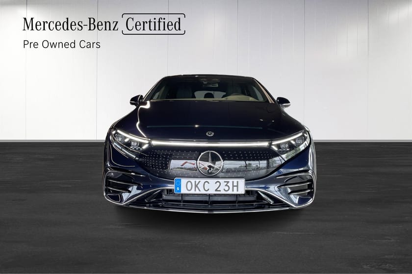 Bild 2 av Mercedes-Benz EQS 580 4MATIC AMG Line/Bakaxelstyrning/Burmester/Hyperscr/Moms