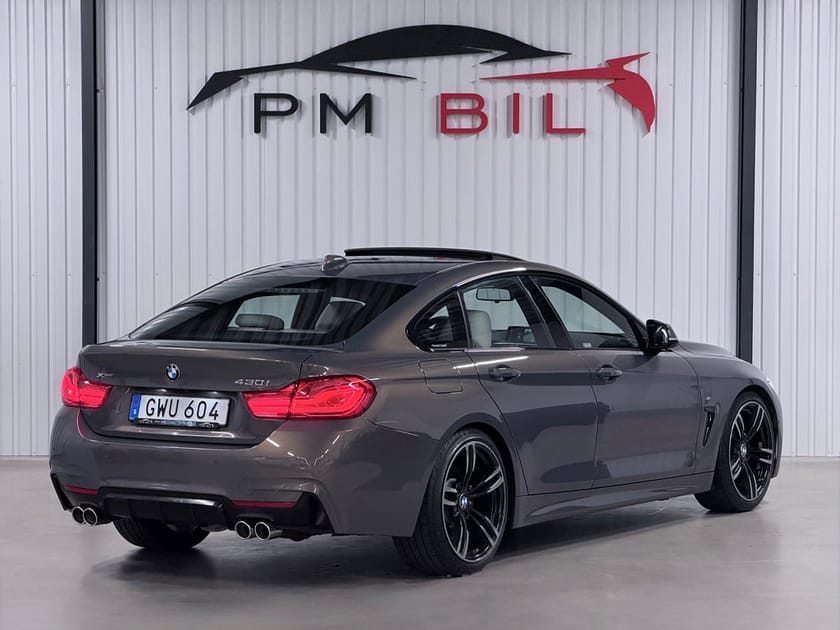 Bild 3 av BMW 430i xDrive Gran Coupé M-Sport Individual Sportavgas Soltak