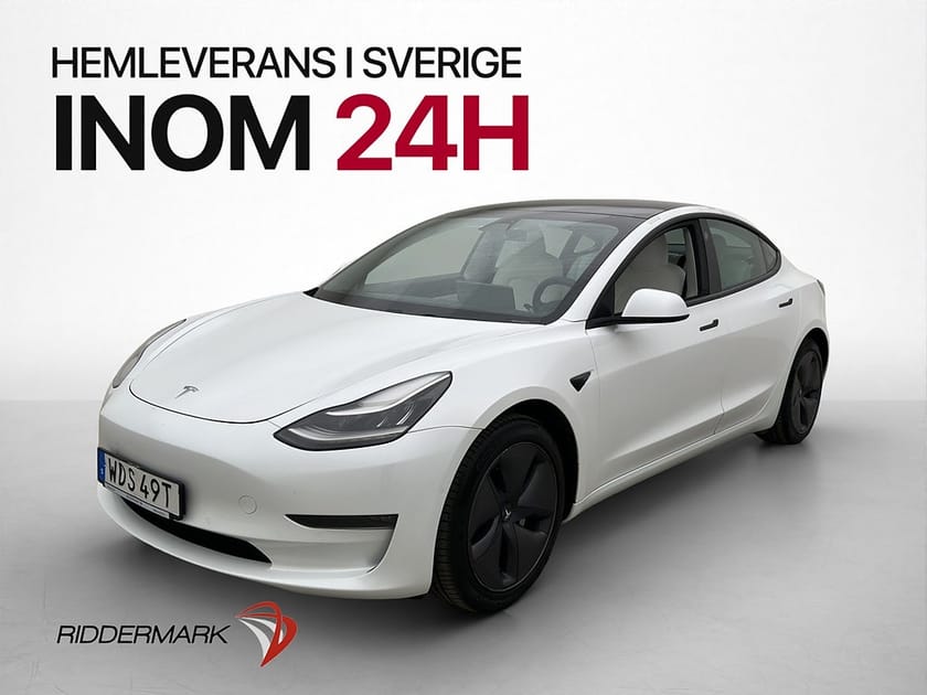 Bild 4 av Tesla Model 3 Long Range AWD FSD Ljus interiör Svensksåld