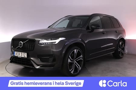 Volvo XC90 7-seater 7-sits T8 Ultra Dark B&W Pano Massage HUD Drag