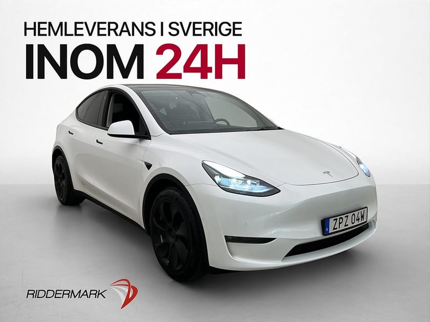 Bild 1 av Tesla Model Y Long Range AWD 514hk Autopilot Kamera Sv-Såld