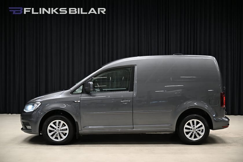 Bild 2 av Volkswagen Caddy Van DSG 102HK Nedlackad|LED|Girafflucka|Drag|Värmare|1Ägare