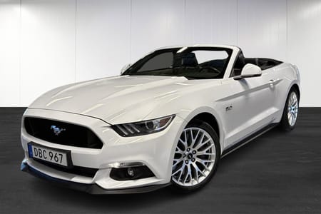 Ford Mustang GT Cabriolet 5.0 V8 Convertible | Shaker | Helläder | Smartphone | Backkamera |