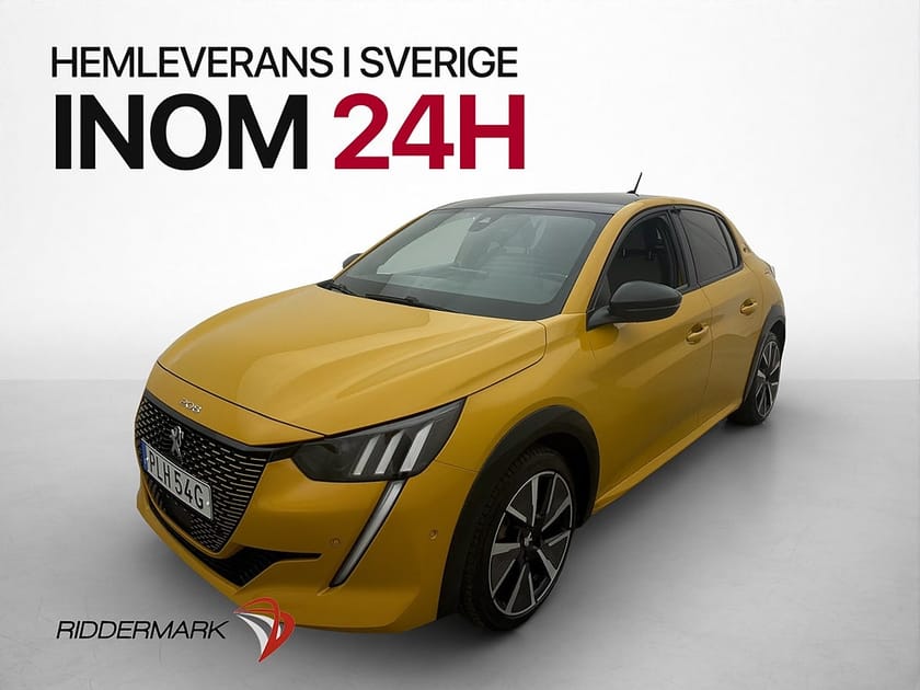 Bild 4 av Peugeot e-208 136hk GT Pack Kamera Navi Halvskinn