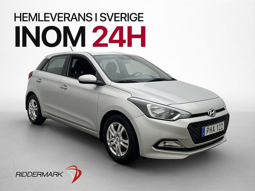 Bild 1 av Hyundai i20 1.2 75hk Comfort 2 Brukare Rattvärme Bluetooth