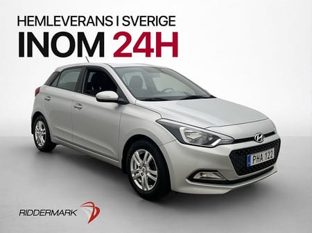Hyundai i20 1.2 75hk Comfort 2 Brukare Rattvärme Bluetooth