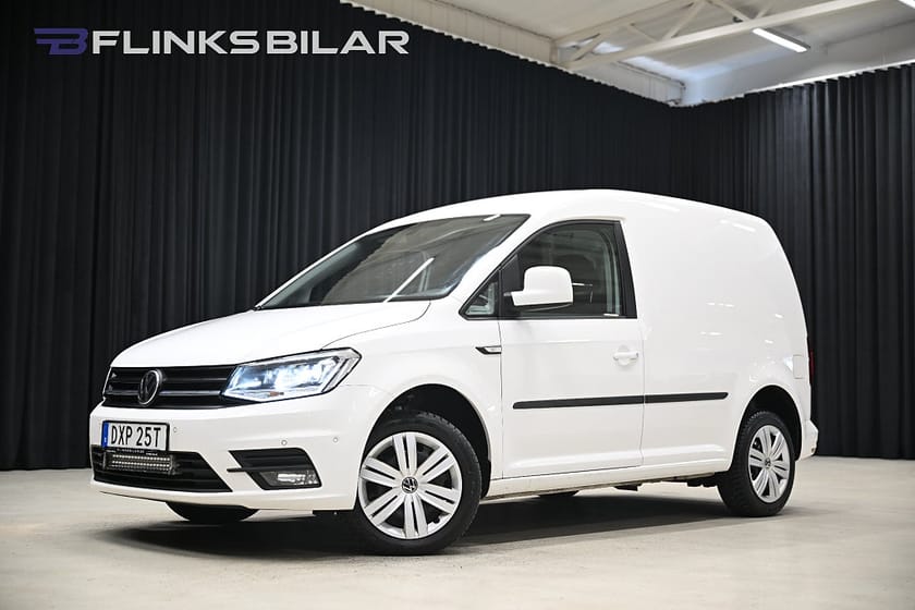 Bild 1 av Volkswagen Caddy Van DSG 102HK Nedlackad|LED|Drag|Värmare|PDC|Leasbar