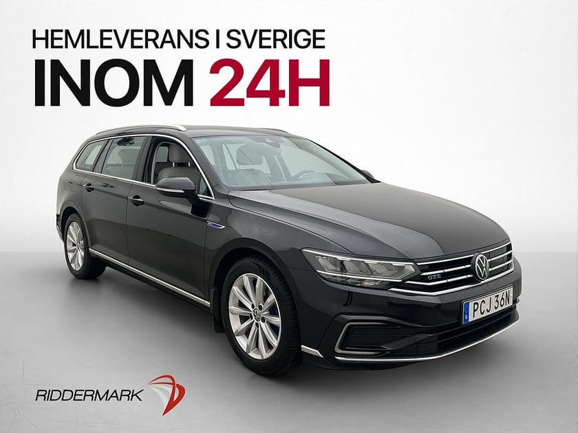 Bild 1 av Volkswagen Passat Sportscombi GTE 1.4 TSI MOMS Kamera Navi 3-Zons Drag