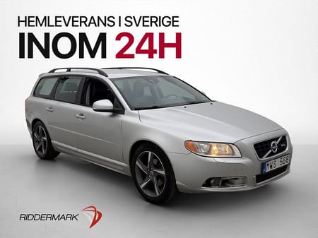 Volvo V70 D4 163hk R Design Dragkrok Skinnklädsel Sensorer