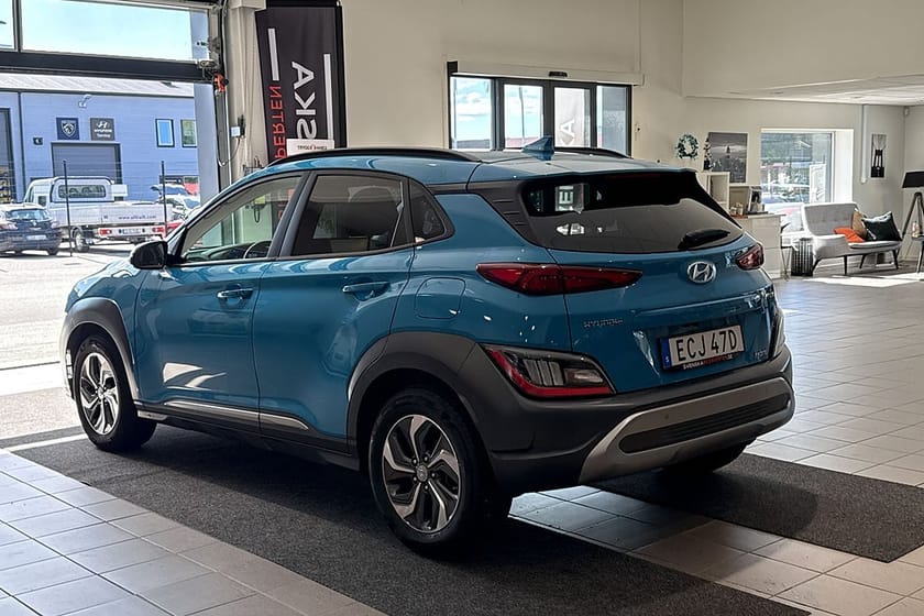 Bild 5 av Hyundai Kona Hybrid 1.6 141 hk DCT Premium/krell/kamera/HuD/1 Ägare