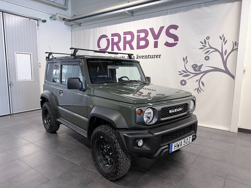 Bild 1 av Suzuki Jimny Torakku Rhino Edition, 4X4 BF Goodrich A/T  Drag Låg mil Moms