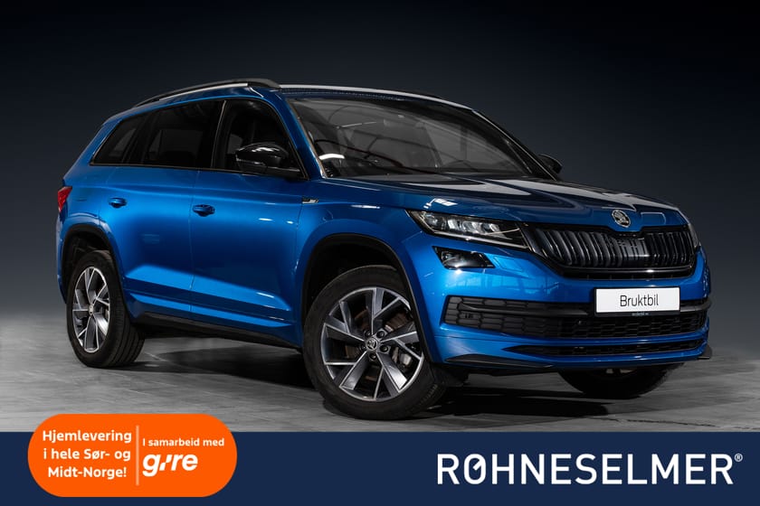 Bilde 1 av Škoda Kodiaq 200hk SportLine 4x4 Webasto App Krok Acc R.Kam+