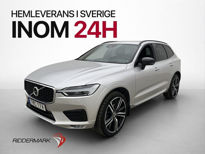 Bild 1 av Volvo XC60 B4 AWD R-Design 360º Värmare H/K HuD Skinn Drag