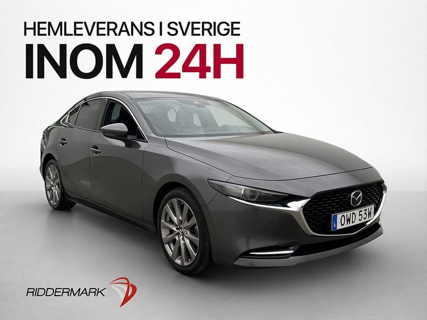 Bild 3 av Mazda 3 Sedan 2.0 SKYACTIV-X 180hk Cosmo Bose HuD Nav Kamera Skinn