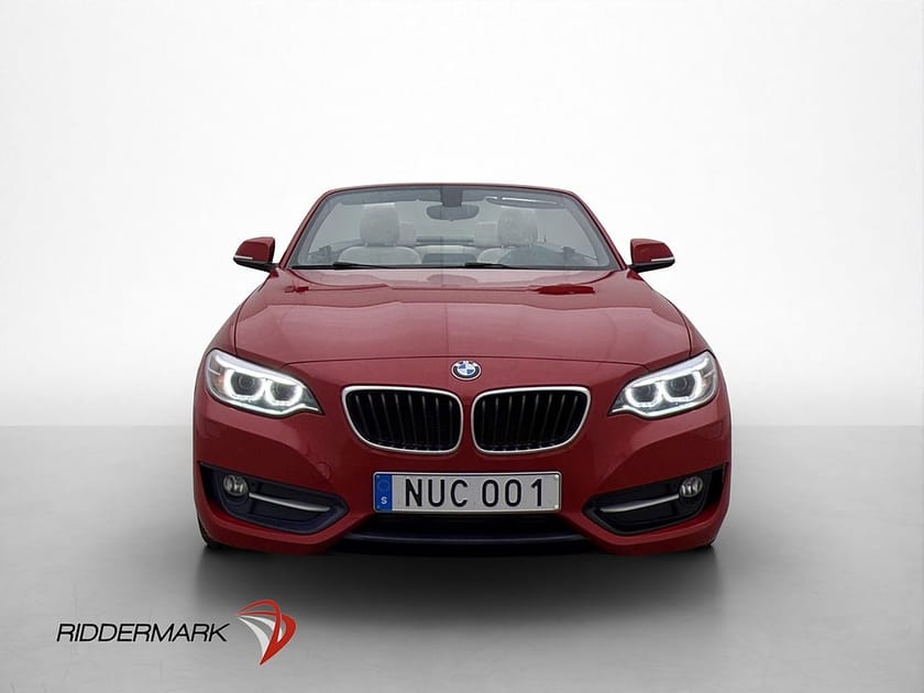 Bild 2 av BMW 220i Convertible 220 CAB 184hk Sport Line HiFi P-Sensorer