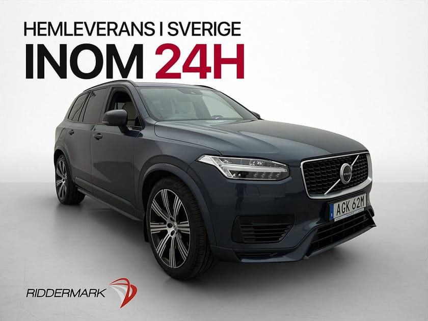 Bild 1 av Volvo XC90 7-seater T8 AWD R-Design 7-Sits VOC B&W 360° HuD Pano Drag