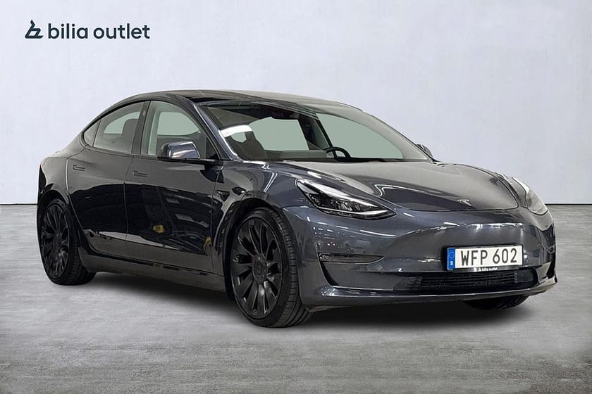 Bild 4 av Tesla Model 3 Performance AWD 517hk Panorama Navi Backkamera