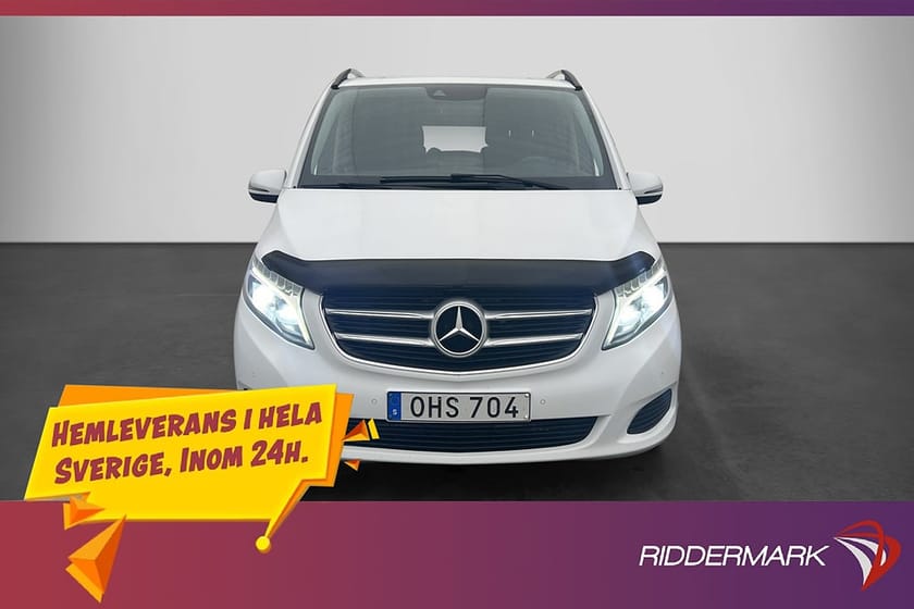 Bild 5 av Mercedes-Benz V 220d 3.1t 220 X-Lång Värm Drag Kamera 2xDörr 7-Sits