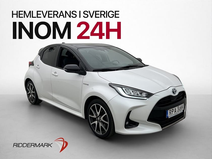Bild 3 av Toyota Yaris Hybrid 116hk Bitone Värmare Kamera Adaptiv-fart