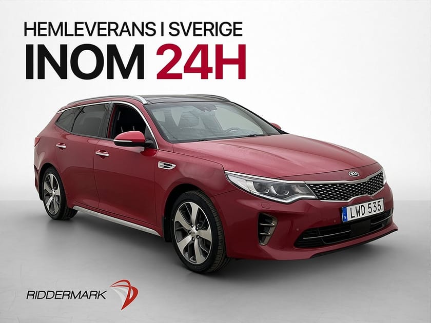 Bild 1 av Kia Optima Sport Wagon GT-Line Panorama H/K Dragkrok Kamera Navi