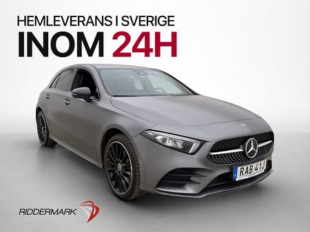 Mercedes-Benz A 250 e 218hk AMG Night Skinn Värmare Kamera