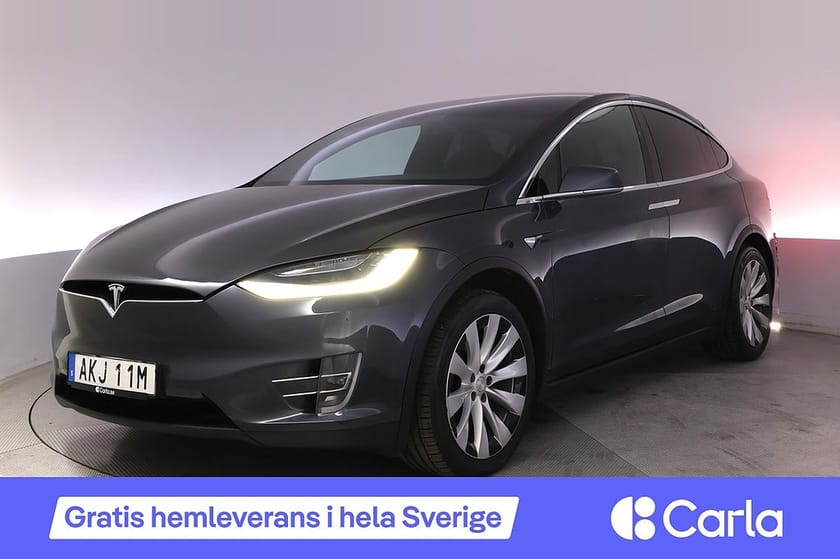 Bild 1 av Tesla Model X Long Range AWD 7-sits Autopilot Pano Drag