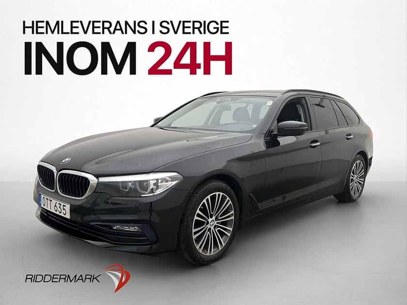 Bild 1 av BMW 520d Touring Sport line Dragkrok Kamera Navi Halvskinn