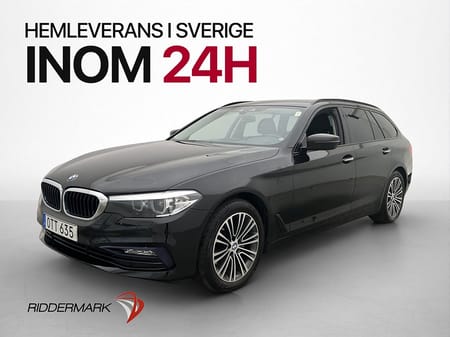 BMW 520d Touring Sport line Dragkrok Kamera Navi Halvskinn