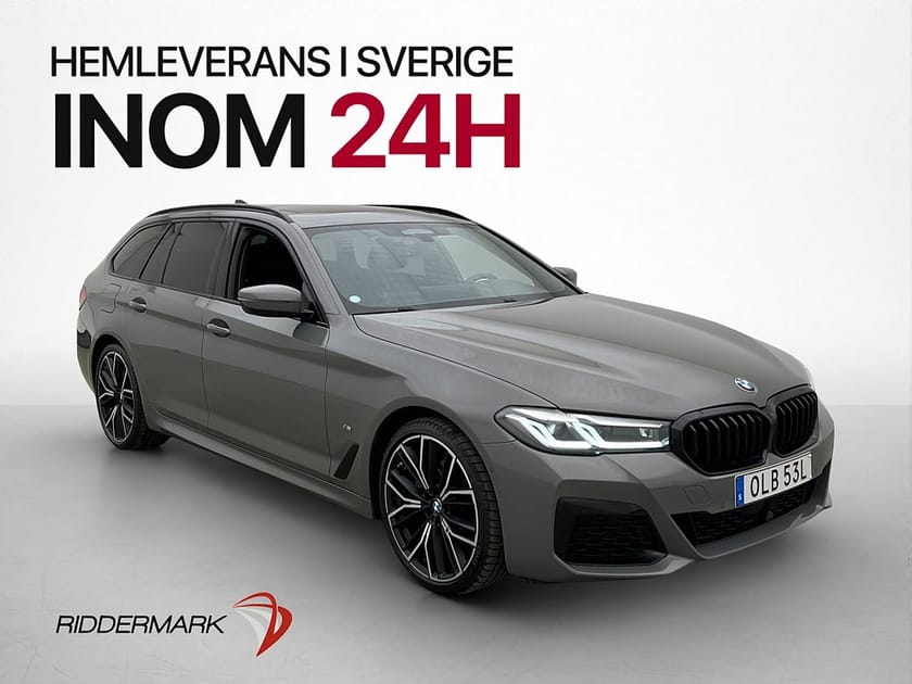 Bild 1 av BMW 520d xDrive Touring M Sport Värm Pano H/K Kamera Drag