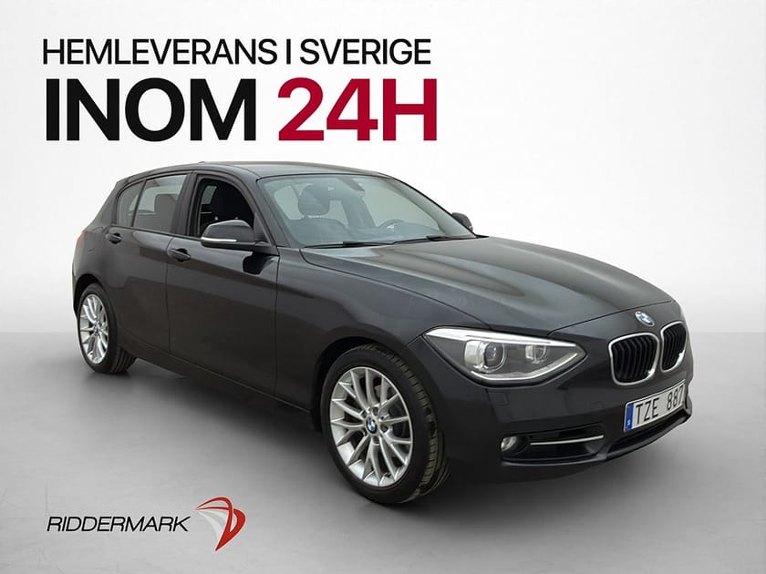 Bild 1 av BMW 120d 120 Manuell 184hk Sport line P-Sensorer Keyless