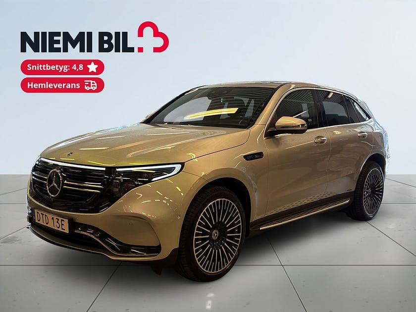 Bild 1 av Mercedes-Benz EQC 400 4MATIC AMG Line Burmester/360/Head-Up/Drag/SoV-däck