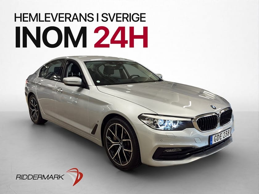 Bild 1 av BMW 530e iPerformance Sedan 252hk Sport line Kamera Navi Halvskinn