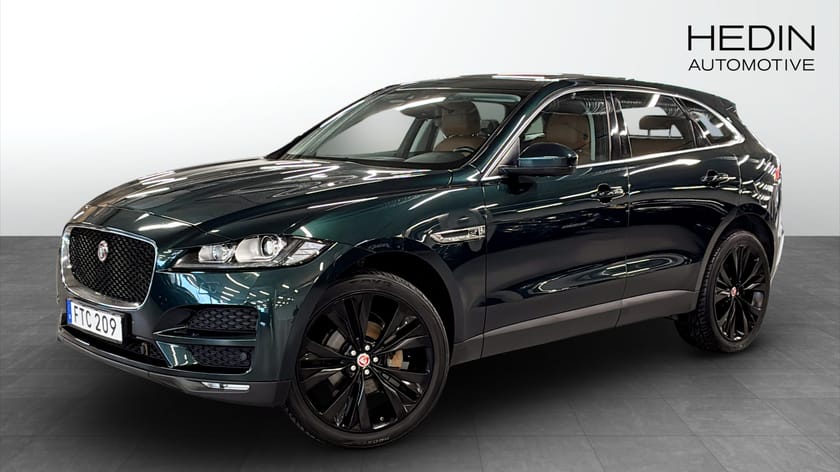 Bild 1 av Jaguar F-Pace 20d AWD 180hk Dragkrok Panorama Navi 22" LM-fälg