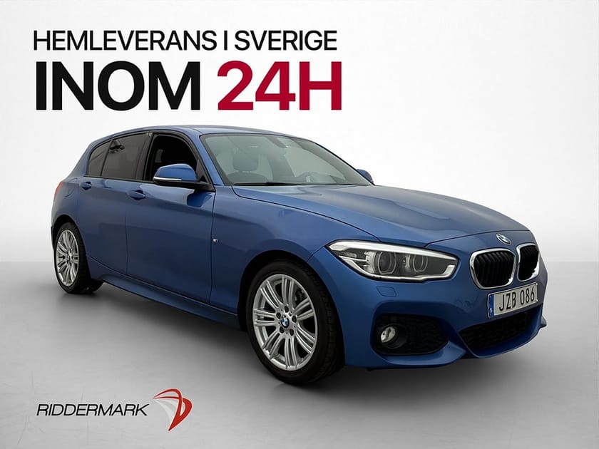 Bild 1 av BMW 116d 116 116hk M Sport 1-Brukare HiFi Sensorer Farthållare