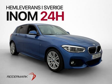 BMW 116d 116 116hk M Sport 1-Brukare HiFi Sensorer Farthållare