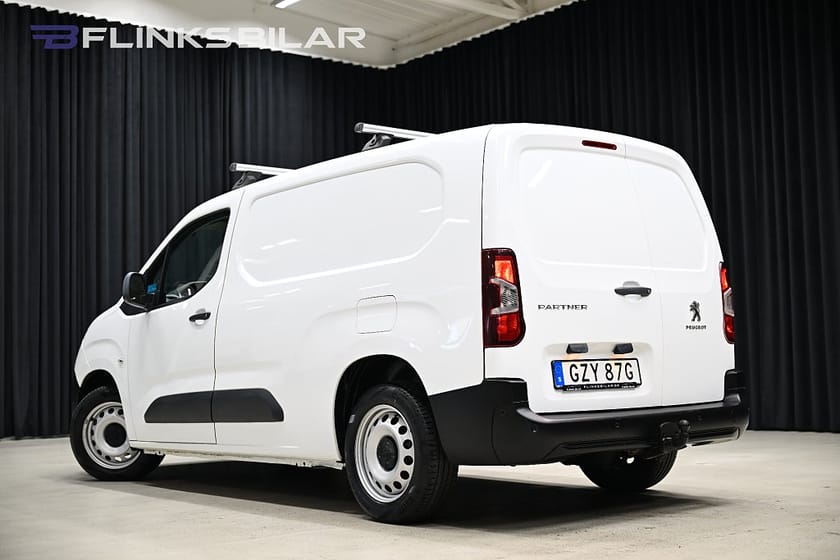 Bild 2 av Peugeot Partner Utökad Last 102HK L2 Inredning|Dubbelgolv|Drag|Värmare|Leasvbar
