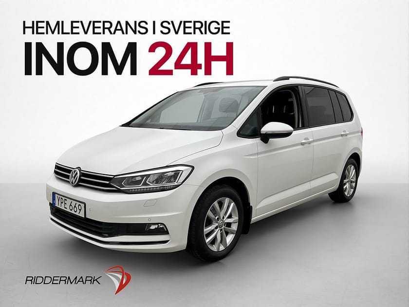 Bild 1 av Volkswagen Touran 7-seater 1.2 TSI 7-Sits Kamera Drag CarPlay Adaptiv