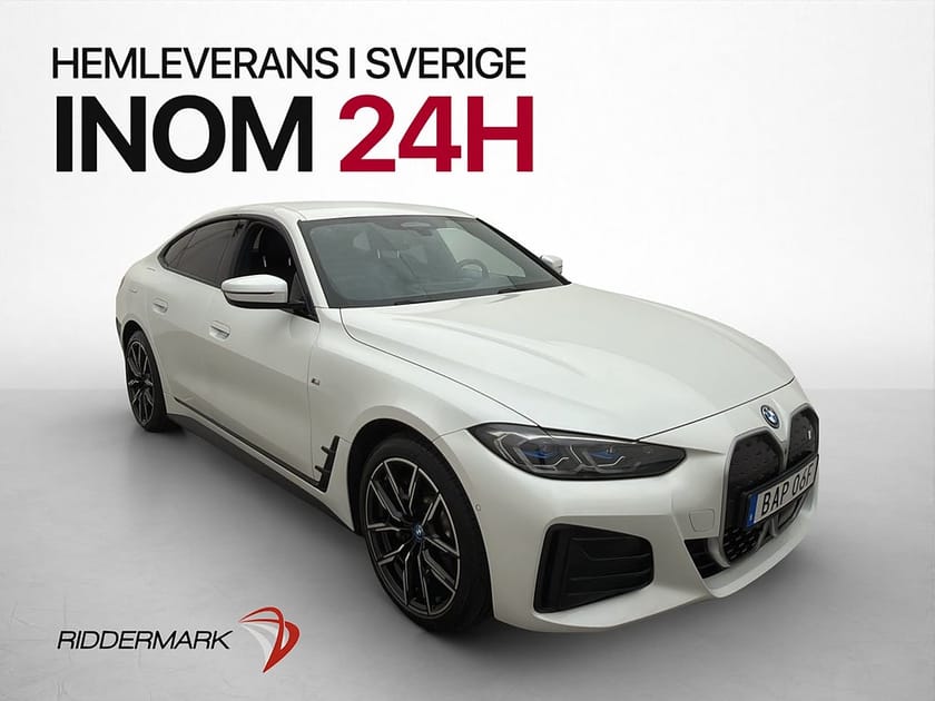 Bild 1 av BMW i4 eDrive40 Gran Coupé 340hk M-Sport Laser Head-Up MOMS