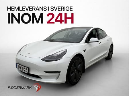Tesla Model 3 Long Range AWD Autopilot Dragkrok Svensksåld