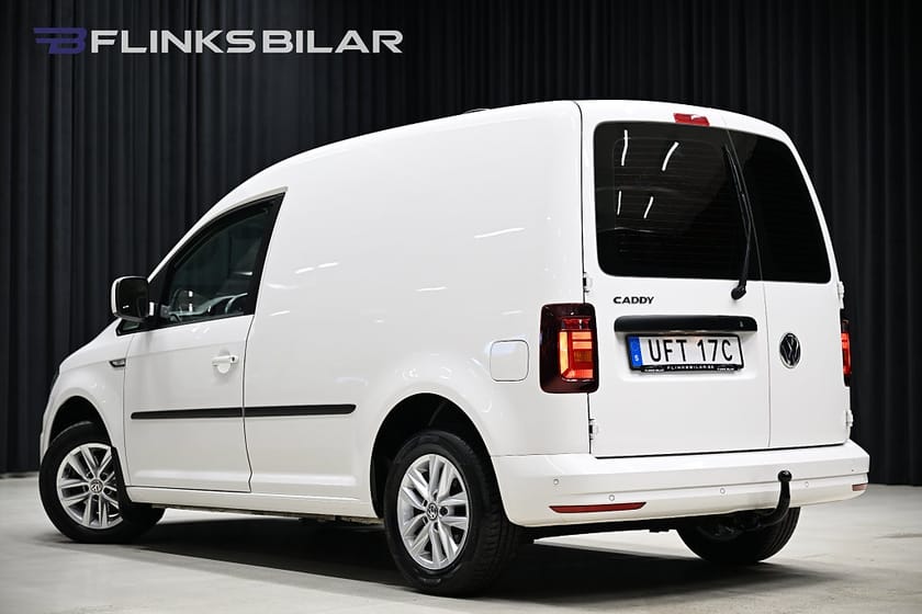 Bild 4 av Volkswagen Caddy Van DSG 102HK Inredd|Girafflucka|Nedlackad|Premiumpkt|SeUtr