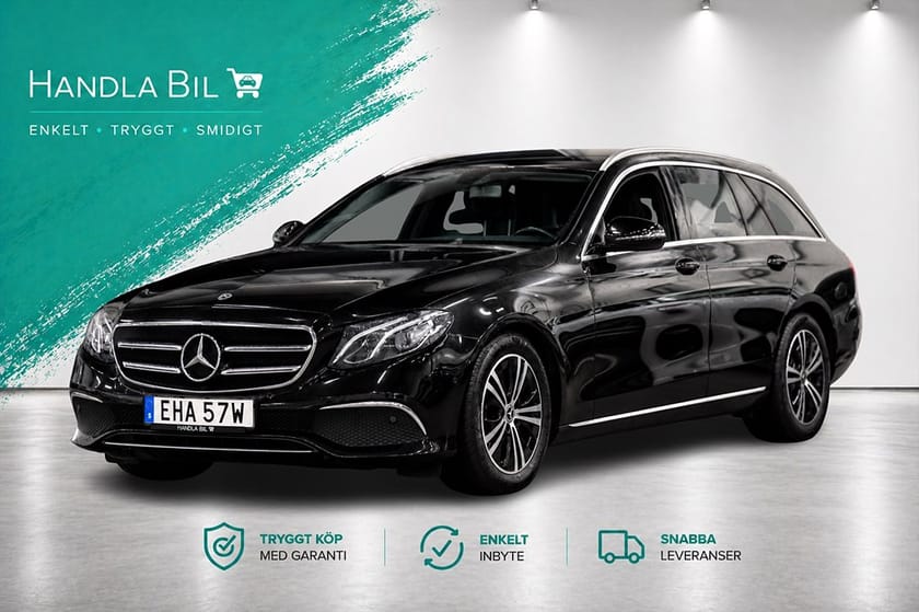 Bild 1 av Mercedes-Benz E 200 T d Fleet Widescreen D-värm B-kam Dragkrok