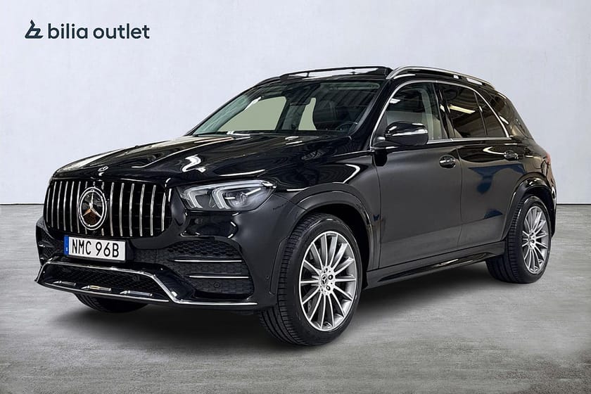 Bild 1 av Mercedes-Benz GLE 350 de 4MATIC AMG 320hk Pano Drag Burmester Luftfjädr