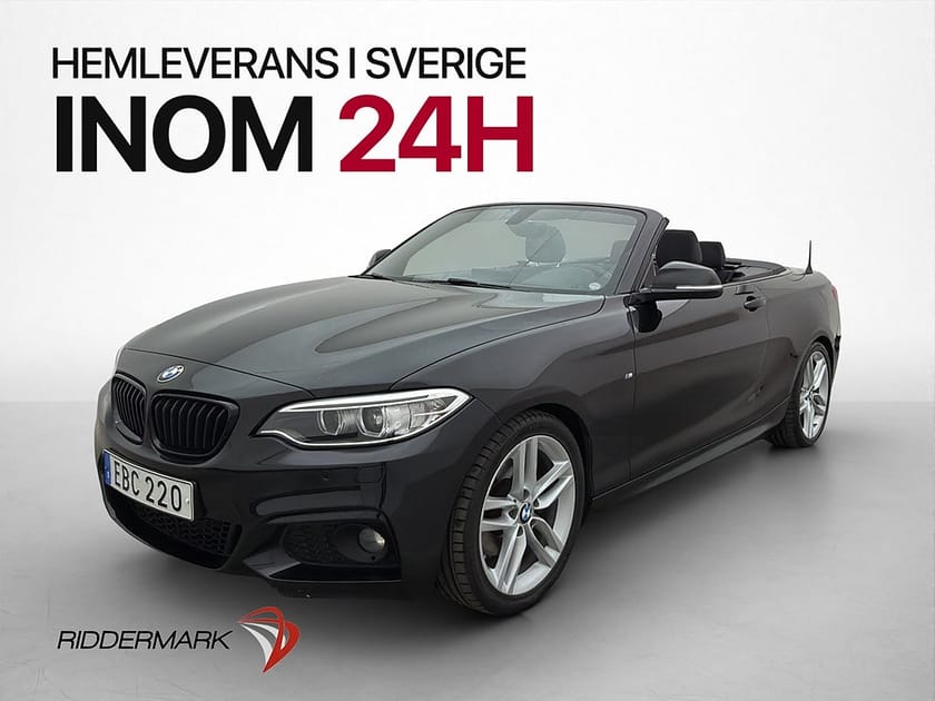 Bild 3 av BMW 220d Convertible 190hk M-Sport Navi Keyless Sportsäten